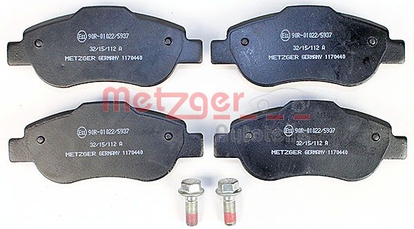 METZGER 1170440 Bremsbelagsatz, Scheibenbremse